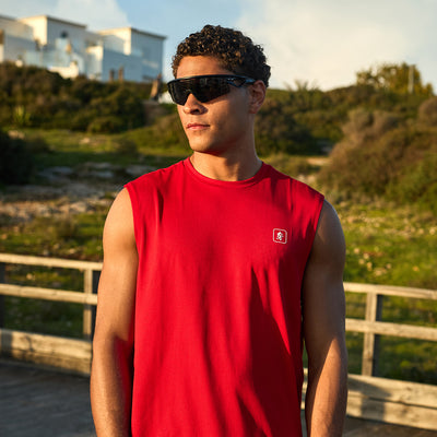 Gym King Apex Performance Vest - Signal Red