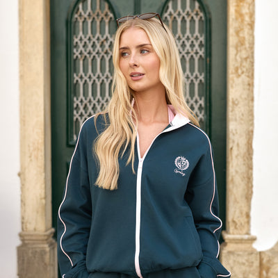 Gym King Heritage Track Jacket - Classic Teal