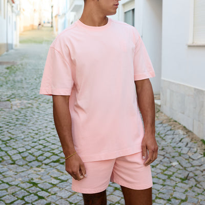 Gym King Roam Washed Tee - Faded Coral