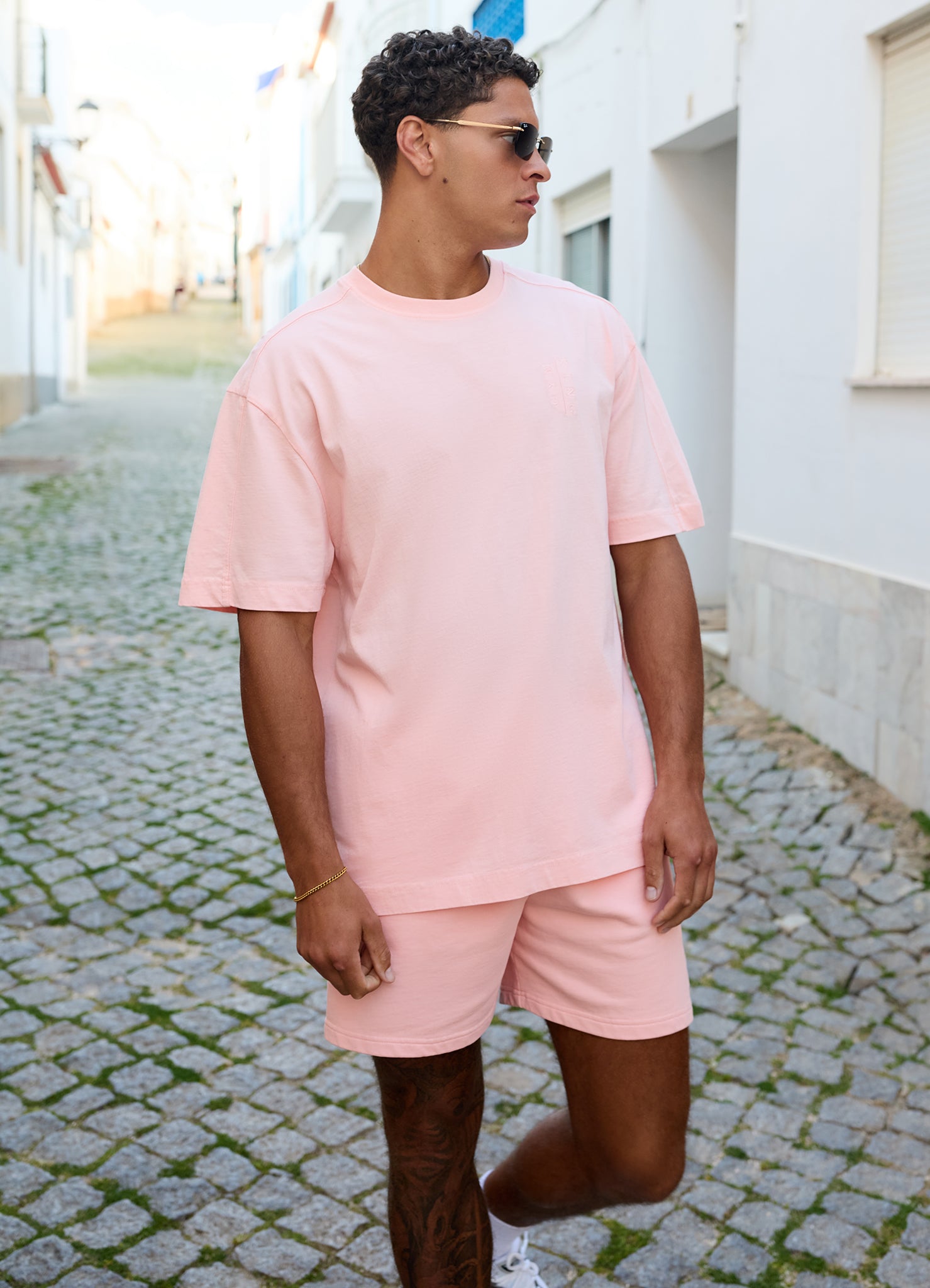 Gym King Roam Washed Tee - Faded Coral