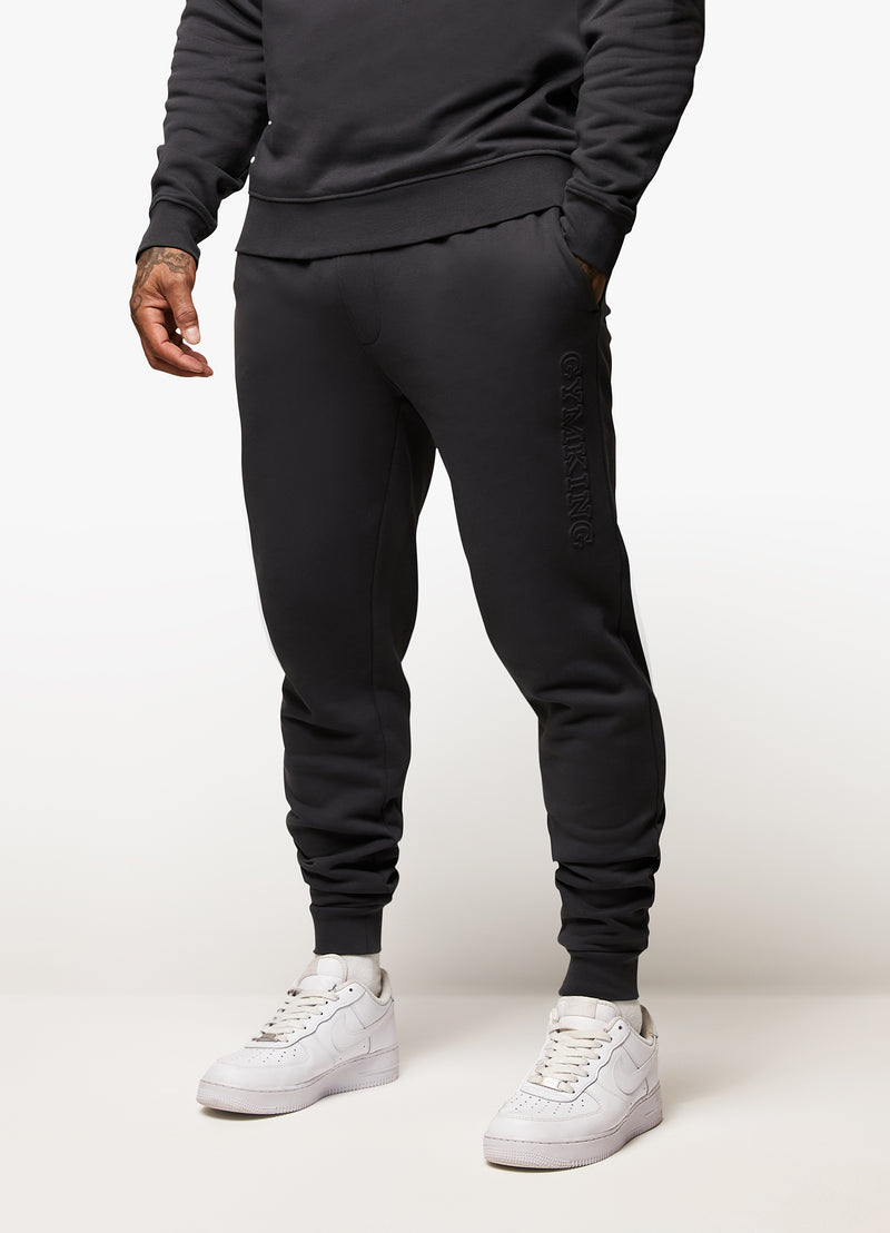 Gym King Eclipse Embossed Tracksuit - Pewter