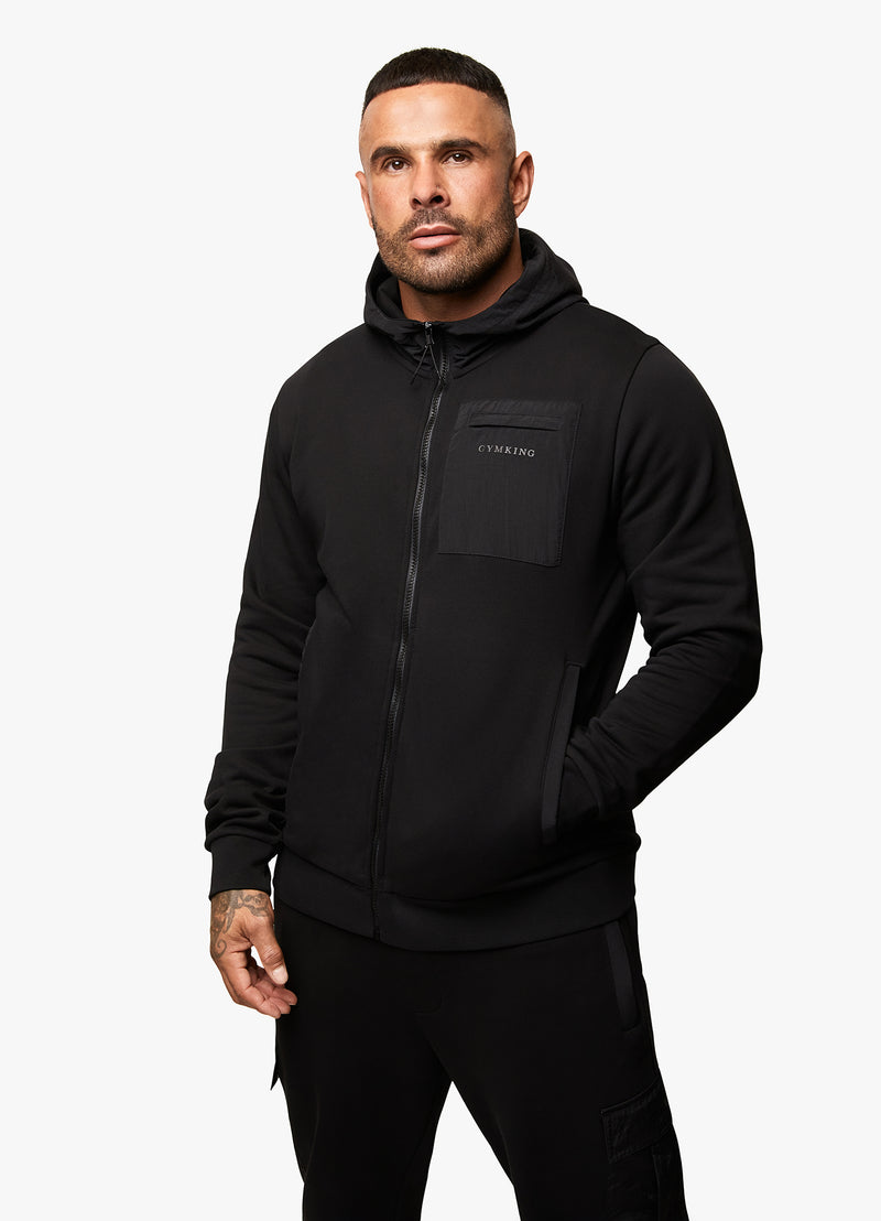 Gym King Eclipse FZ Hood - Black