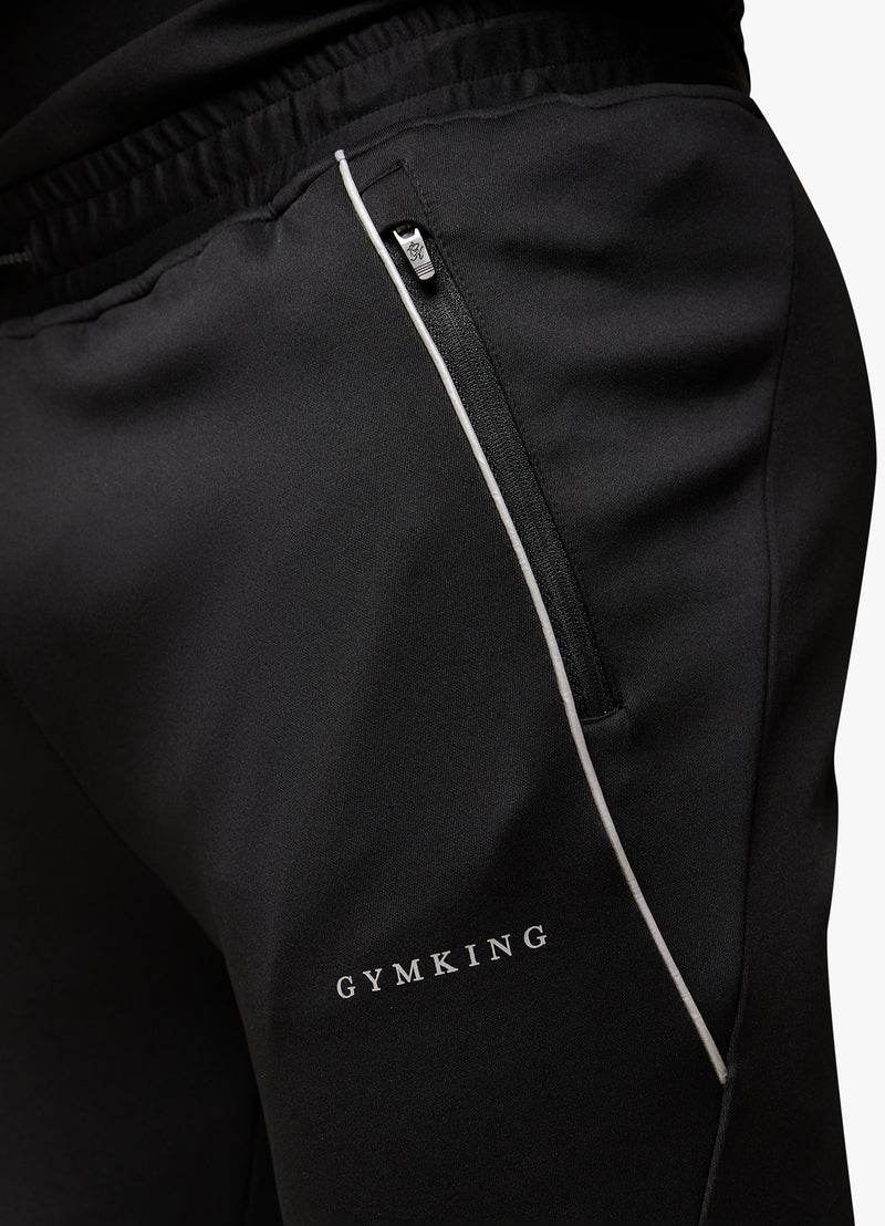 Gym King Eclipse Poly Jogger - Black