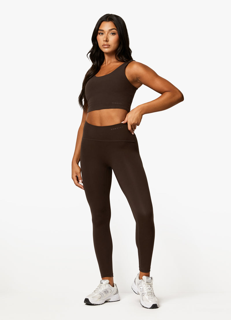 Gym King Peach Luxe Legging - Cocoa Luxe