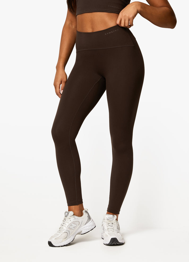 Gym King Peach Luxe Legging - Cocoa Luxe