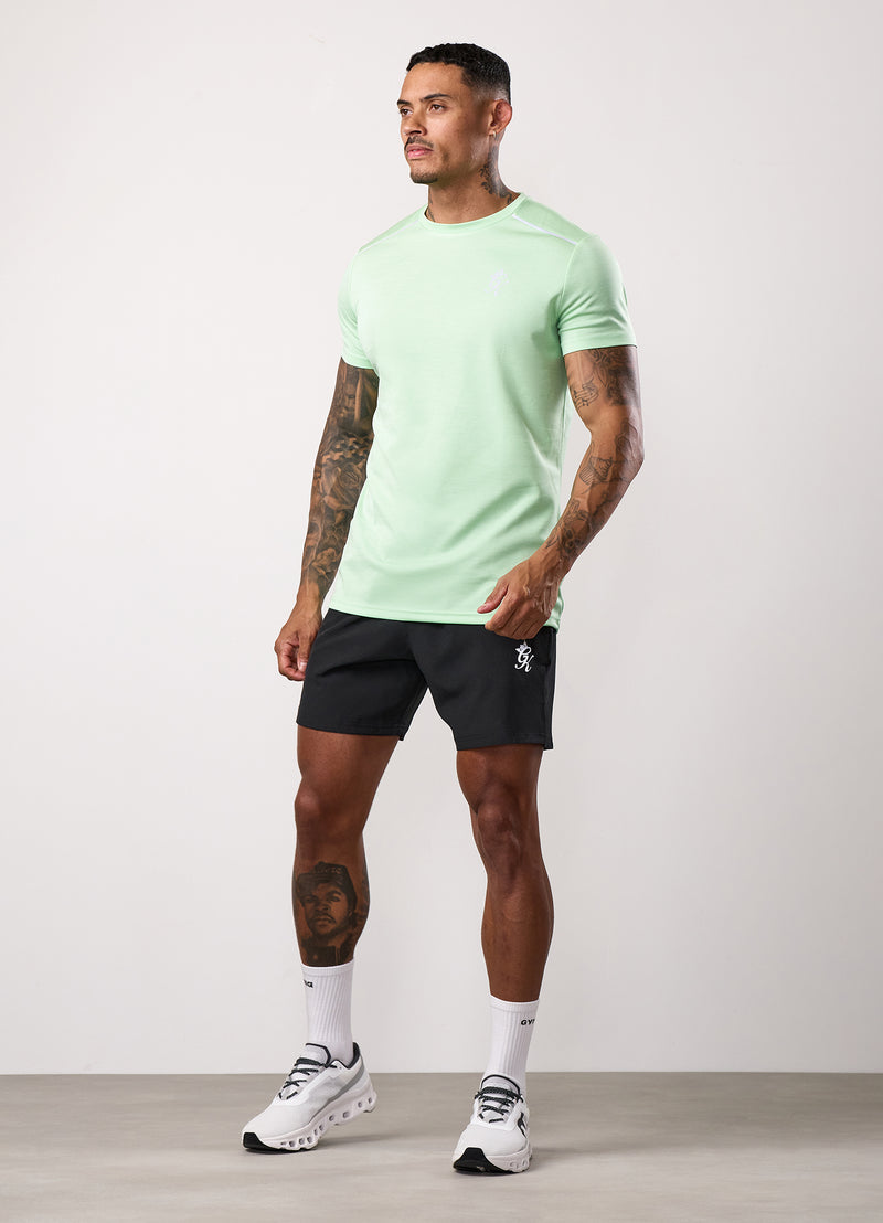 Gym King Element Tee - Matcha Green Marl