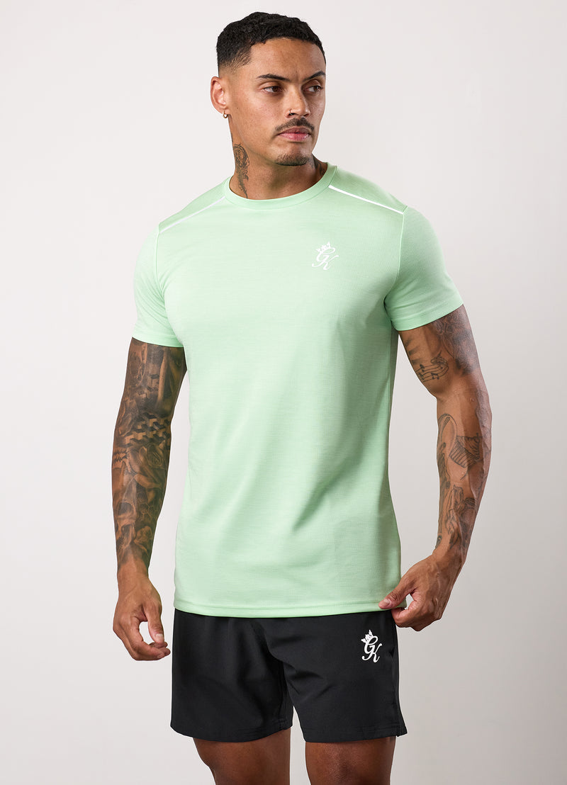 Gym King Element Tee - Matcha Green Marl