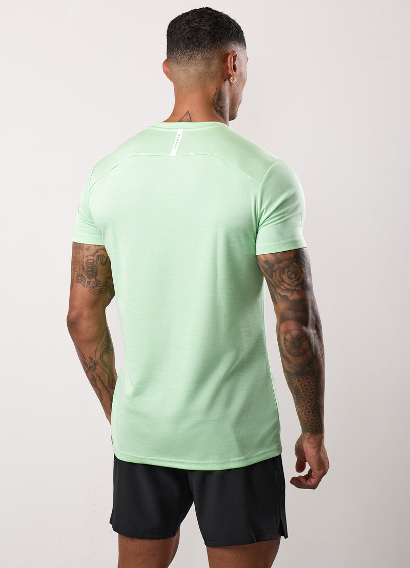 Gym King Element Tee - Matcha Green Marl