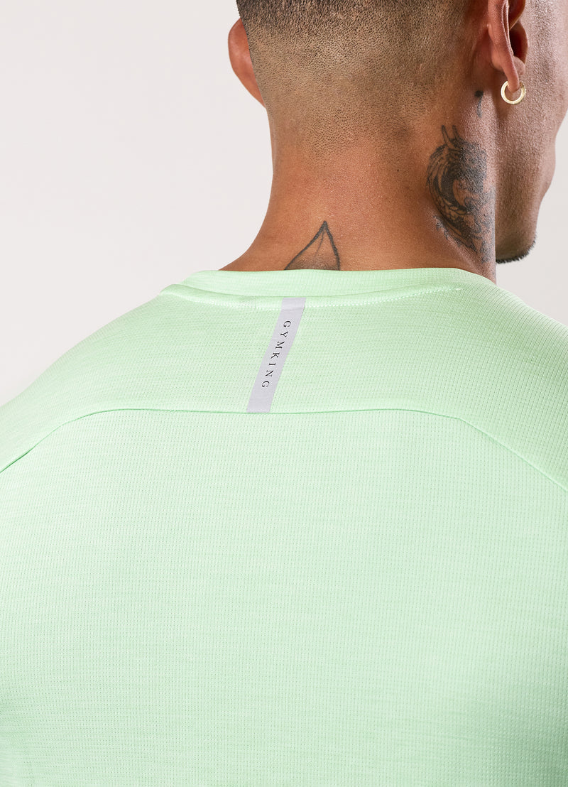 Gym King Element Tee - Matcha Green Marl