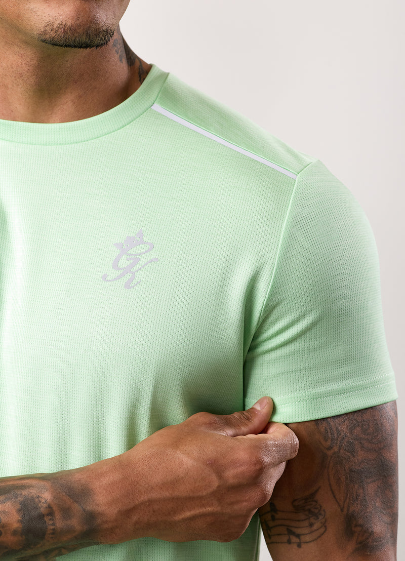 Gym King Element Tee - Matcha Green Marl