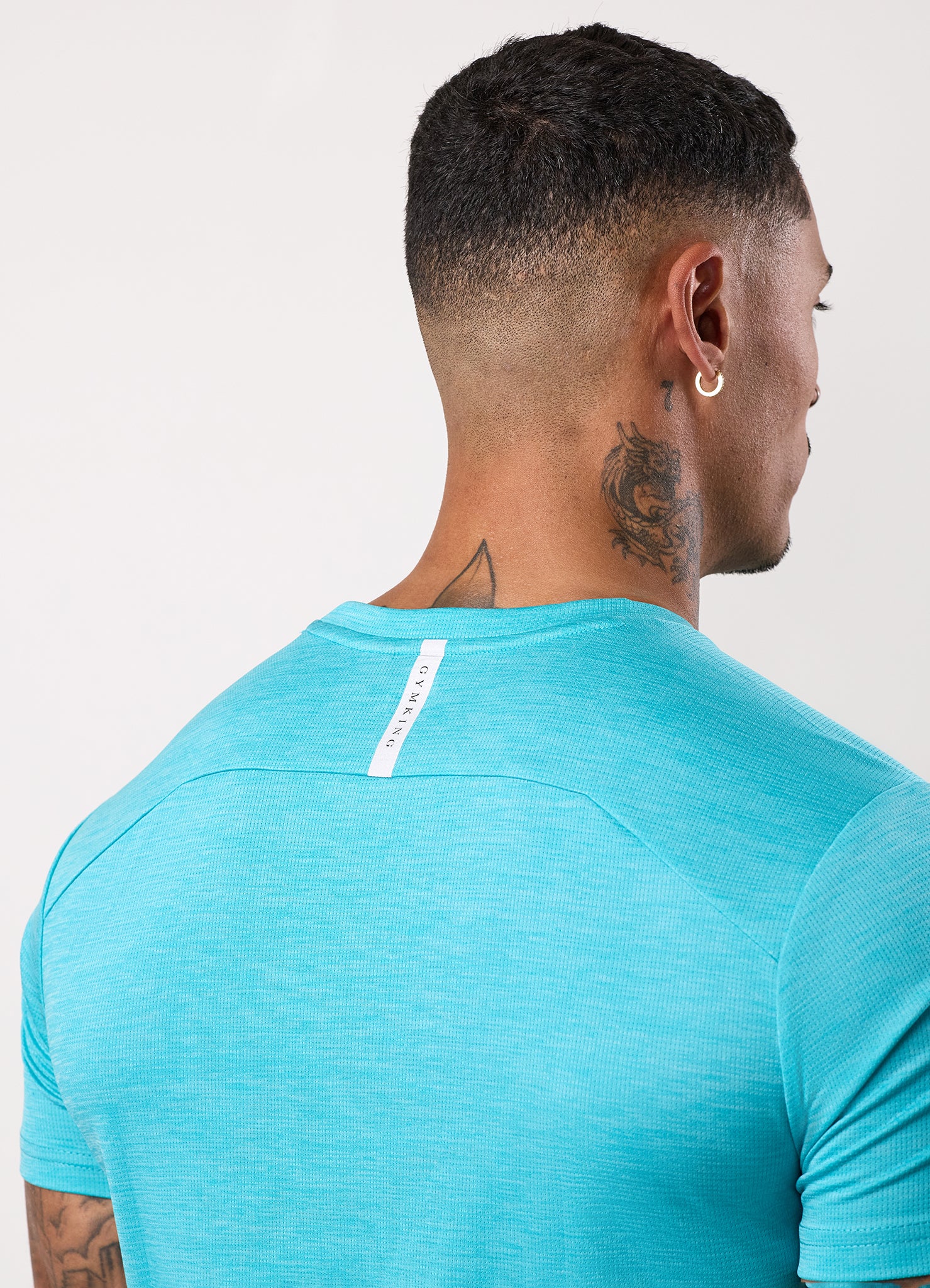 Gym King Element Tee - Turquoise Marl