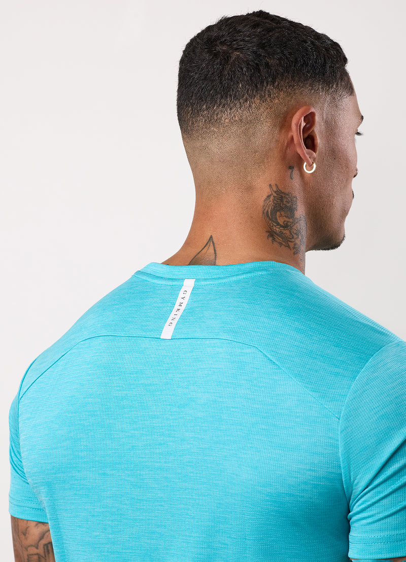 Gym King Element Tee - Turquoise Marl