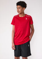 Gym King Older Kids Element Tee - Red Pepper Marl thumbnail