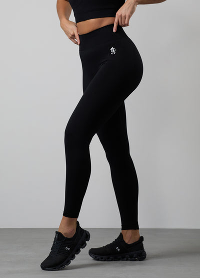 Gym King Elevate Seamless Legging - Black