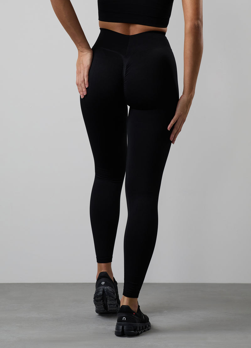 Gym King Elevate Seamless Legging - Black