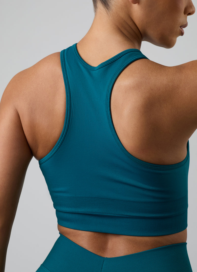 Gym King Elevate Seamless Tank - Deep Pine