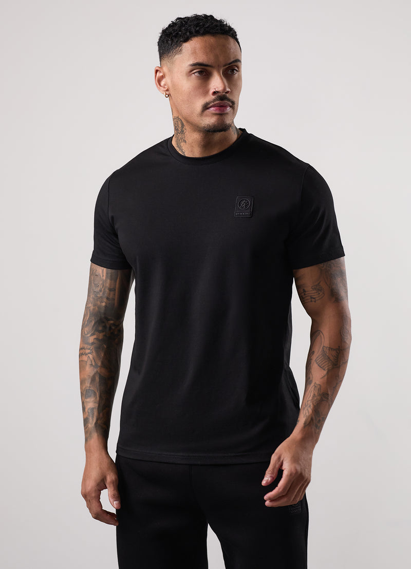 Gym King Emblem Tee - Black