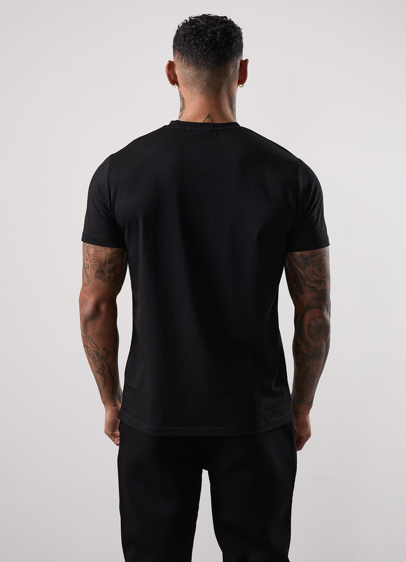 Gym King Emblem Tee - Black