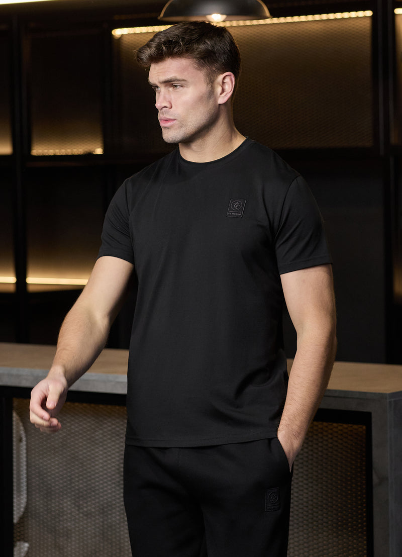 Gym King Emblem Tee - Black