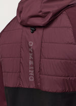 Gym King Endurance Hybrid Woven Suit - Dark Cherry/Black