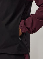 Gym King Endurance Hybrid Woven Suit - Dark Cherry/Black