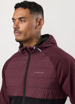 Gym King Endurance Hybrid Woven Suit - Dark Cherry/Black