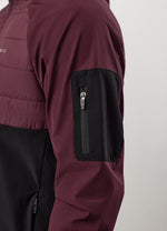 Gym King Endurance Hybrid Woven Suit - Dark Cherry/Black