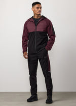 Gym King Endurance Hybrid Woven Suit - Dark Cherry/Black