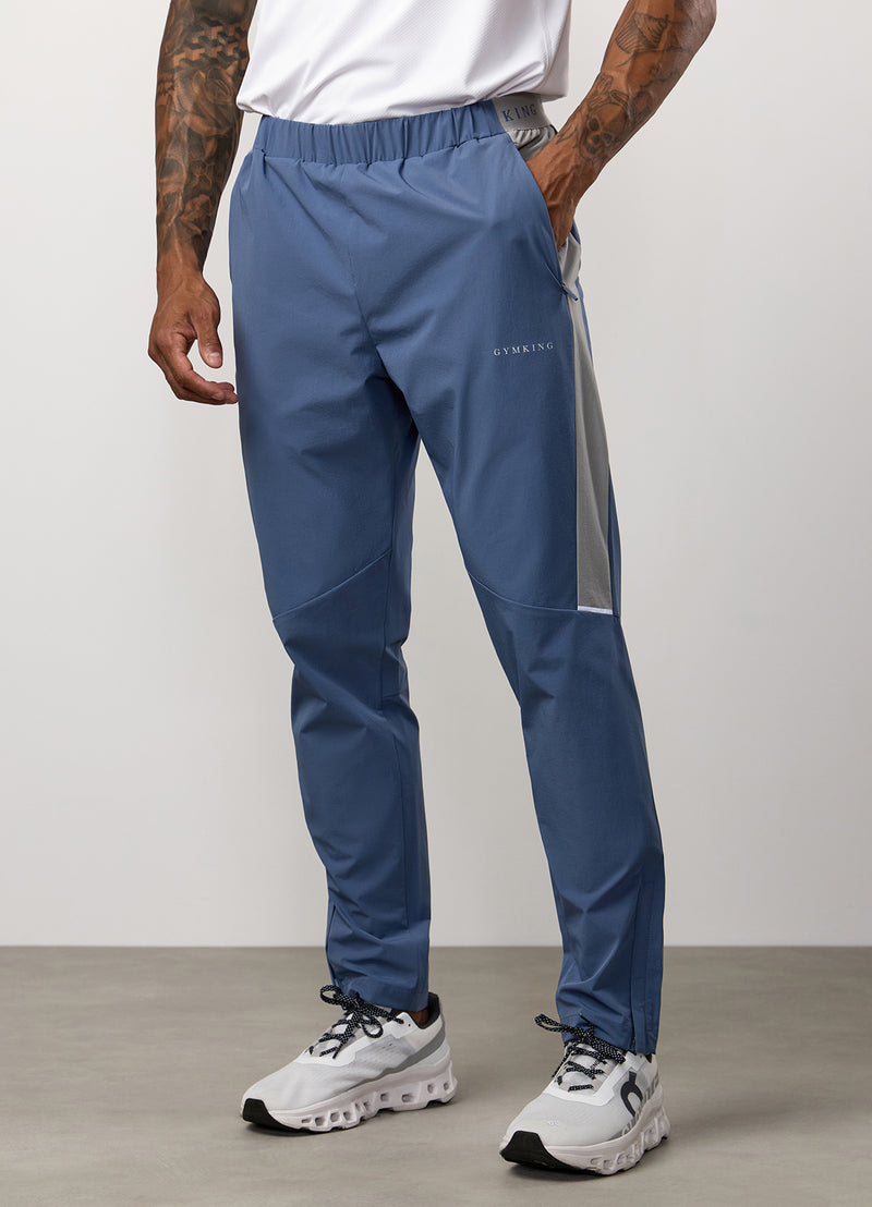 Gym King Endurance Woven Pant - Deep Sea Blue/Urban Grey