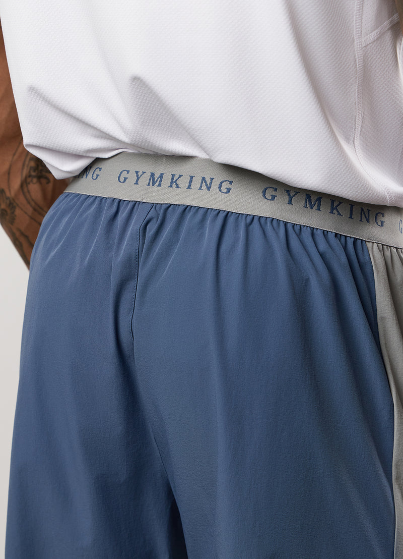 Gym King Endurance Woven Pant - Deep Sea Blue/Urban Grey