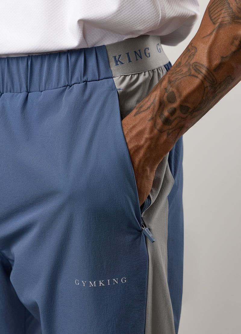Gym King Endurance Woven Pant - Deep Sea Blue/Urban Grey