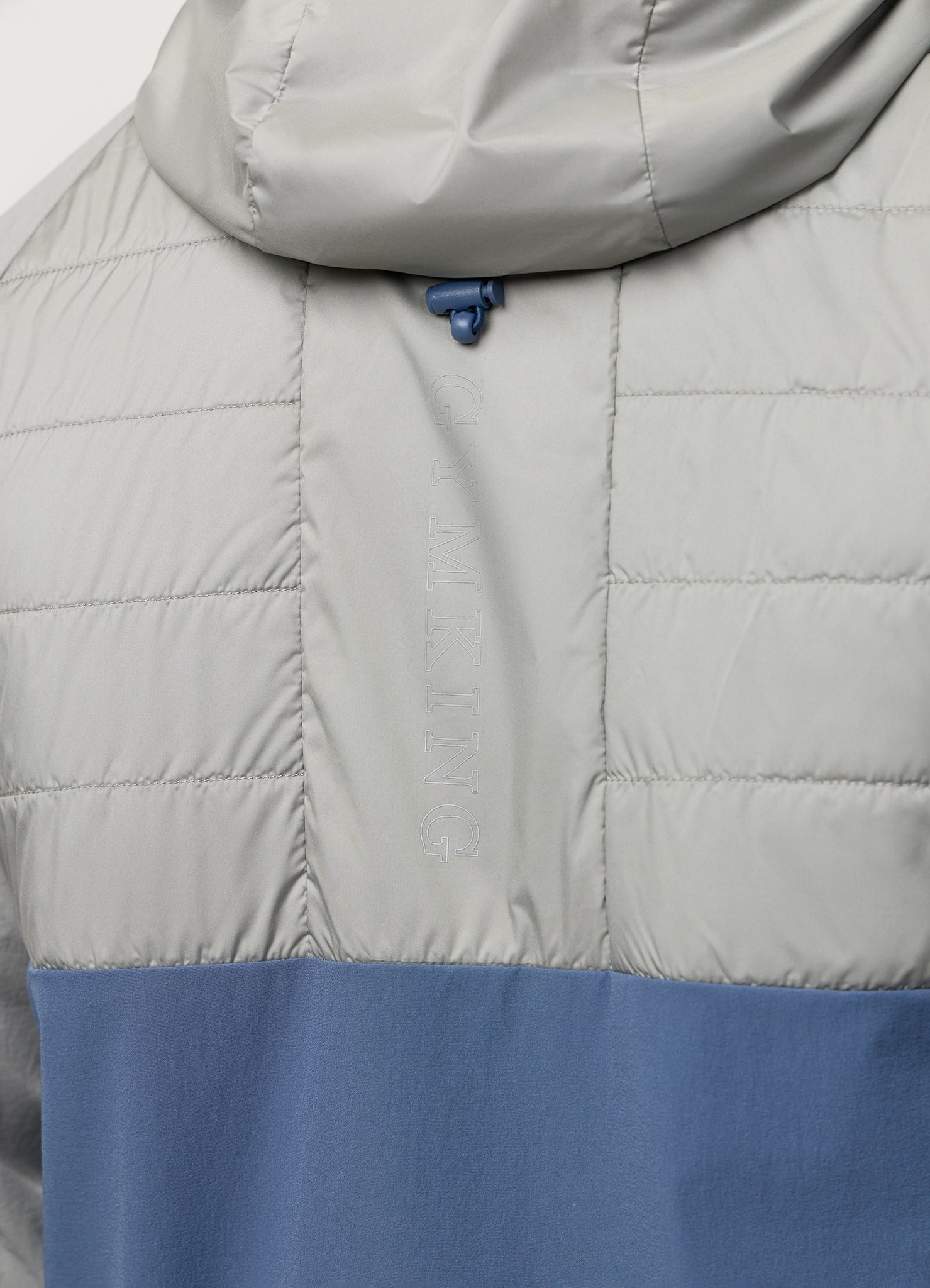 Gym King Endurance Hybrid Jacket - Urban Grey/Deep Sea Blue