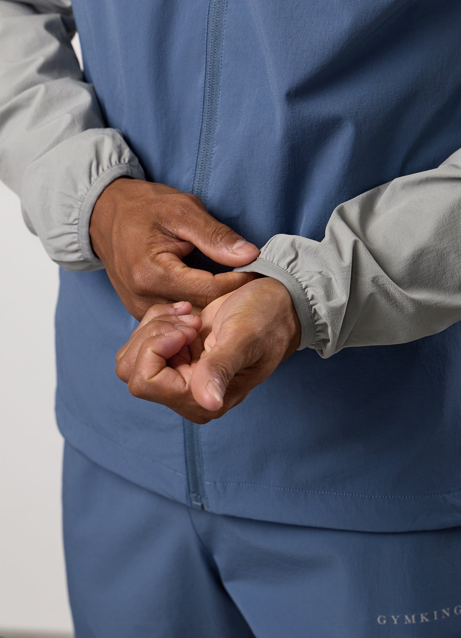 Gym King Endurance Hybrid Woven Suit - Urban Grey/Deep Sea Blue