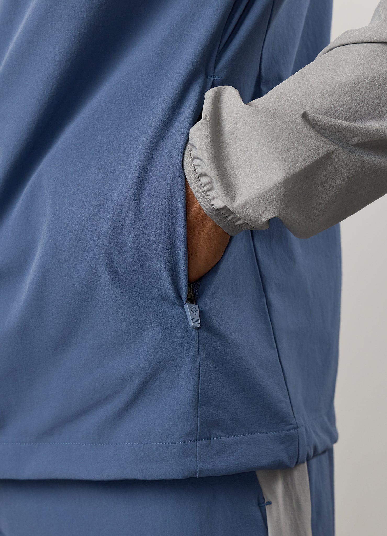 Gym King Endurance Hybrid Woven Suit - Urban Grey/Deep Sea Blue