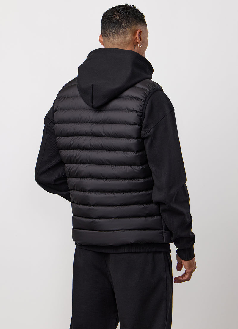 Gym King Endurance Puffer Gilet - Black