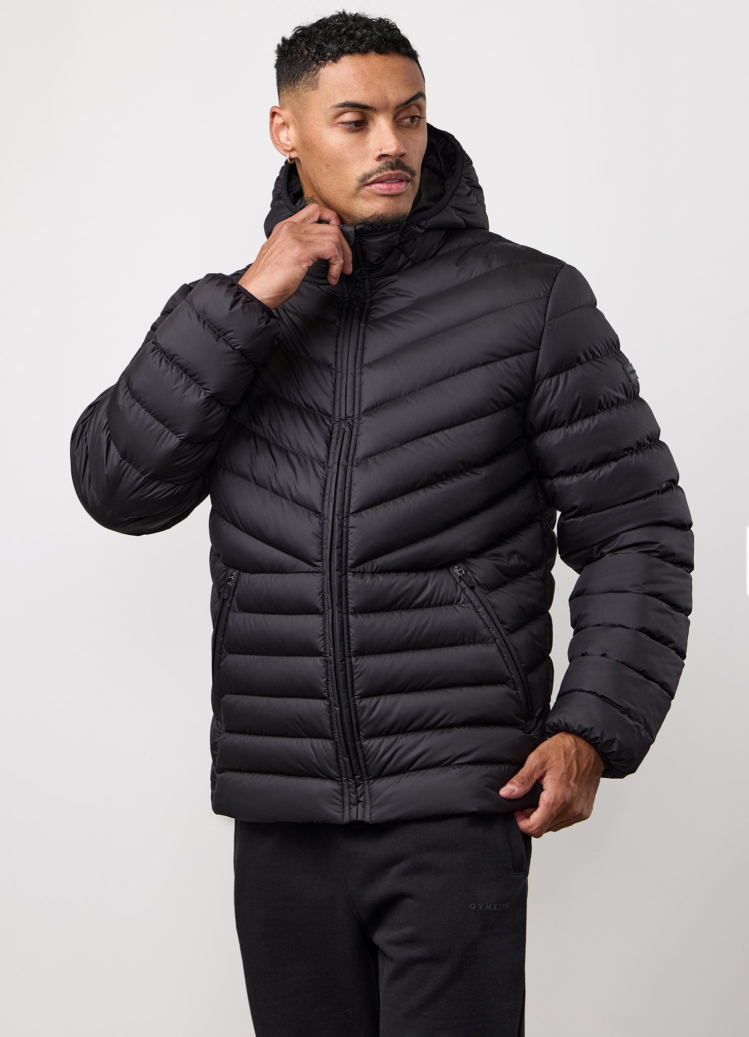 Gym King Endurance Puffer Jacket - Black