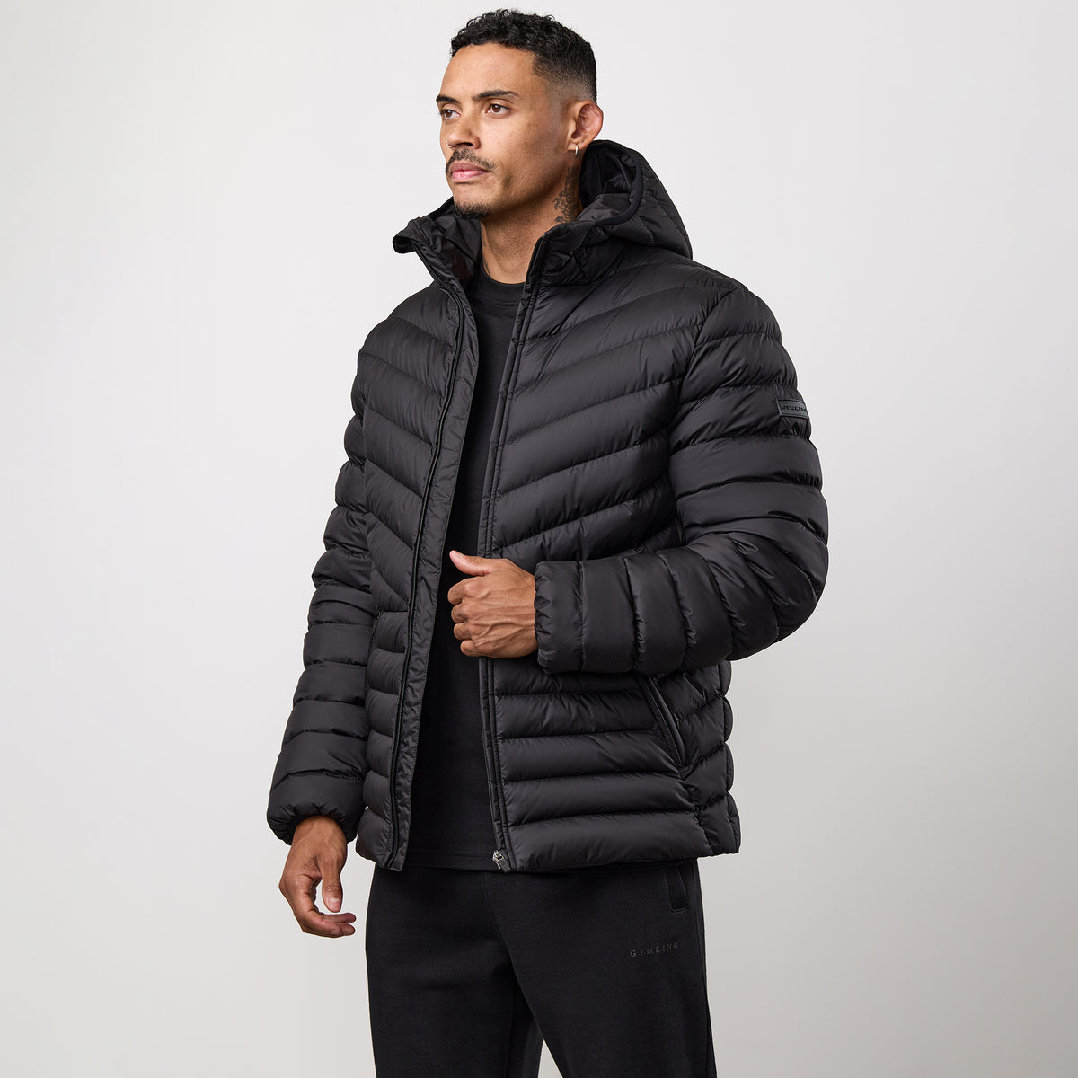 Gym King Endurance Pufferjacke – Schwarz