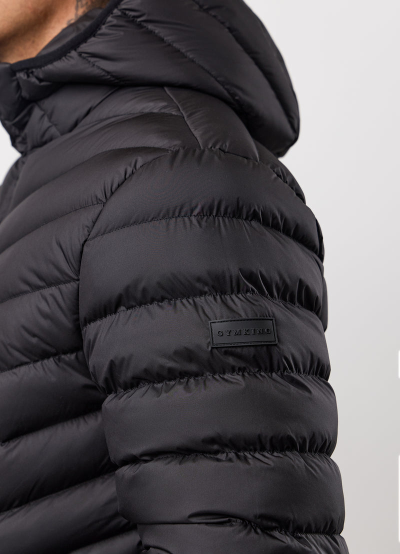 Gym King Endurance Puffer Jacket - Black