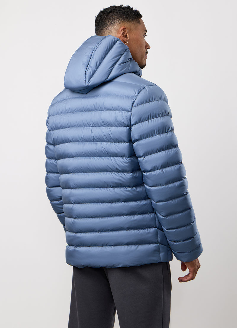 Gym King Endurance Puffer Jacket - Slate Blue