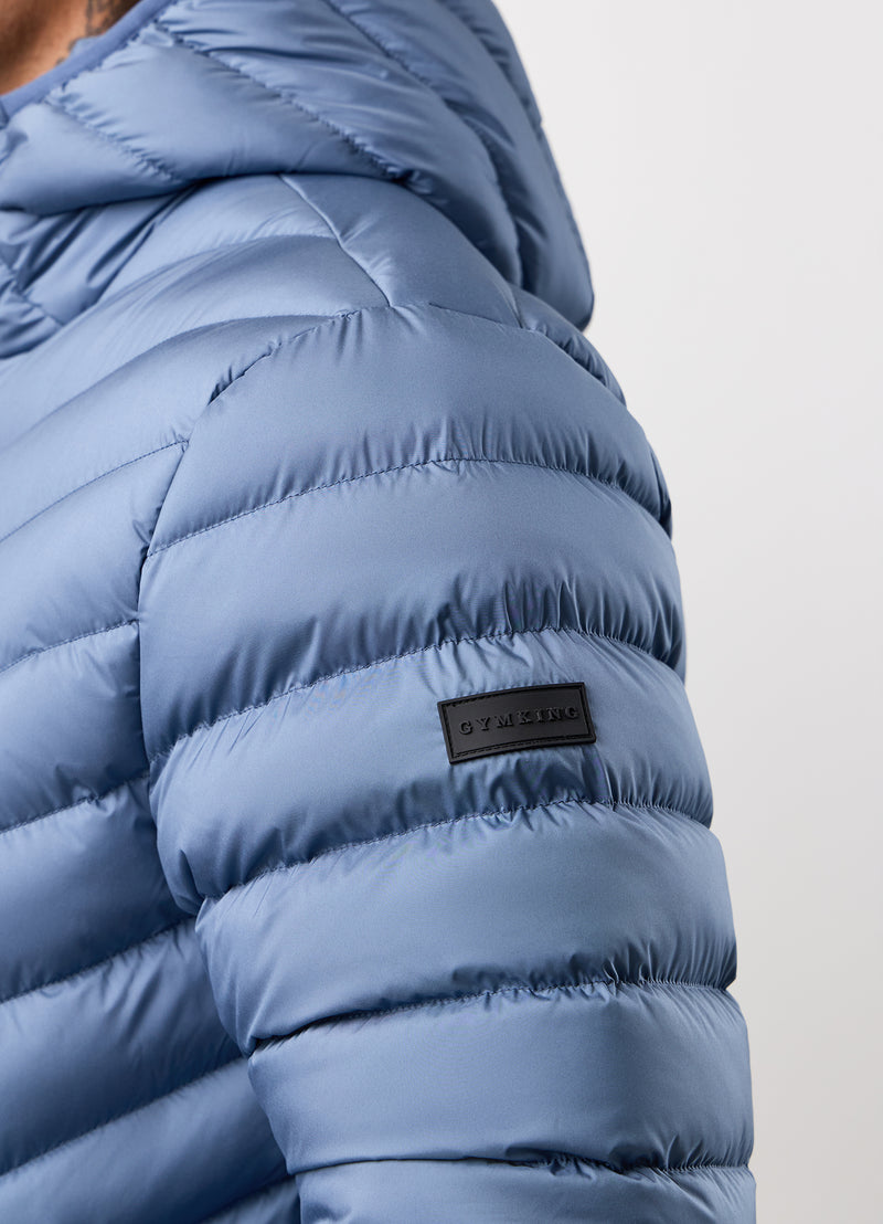 Gym King Endurance Puffer Jacket - Slate Blue
