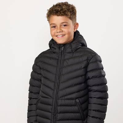 Gym King Kids Endurance Puffer Jacket - Black