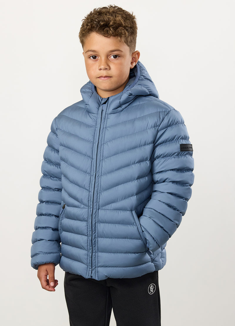 Gym King Kids Endurance Puffer Jacket - Slate Blue