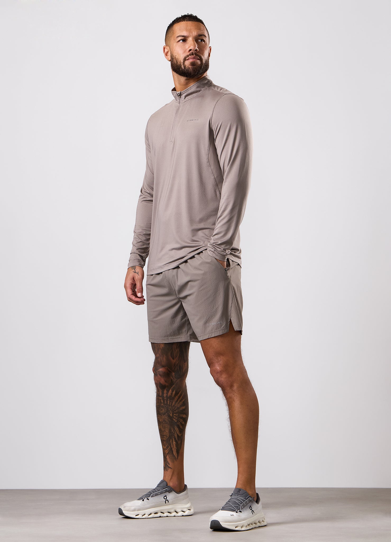 Gym King Energise 5" Short - Truffle