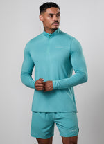 Gym King Energise 1/4 Zip - Urban Teal thumbnail