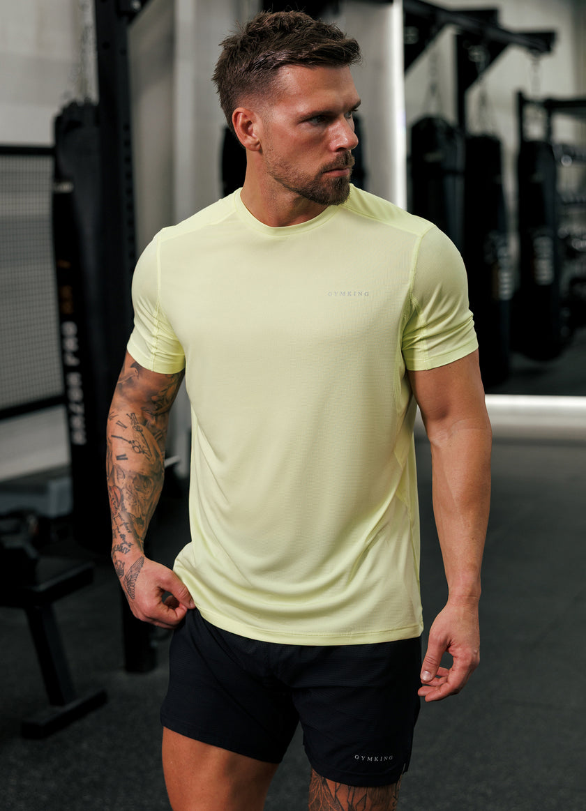 Gym King Energise Tee - Lime Twist
