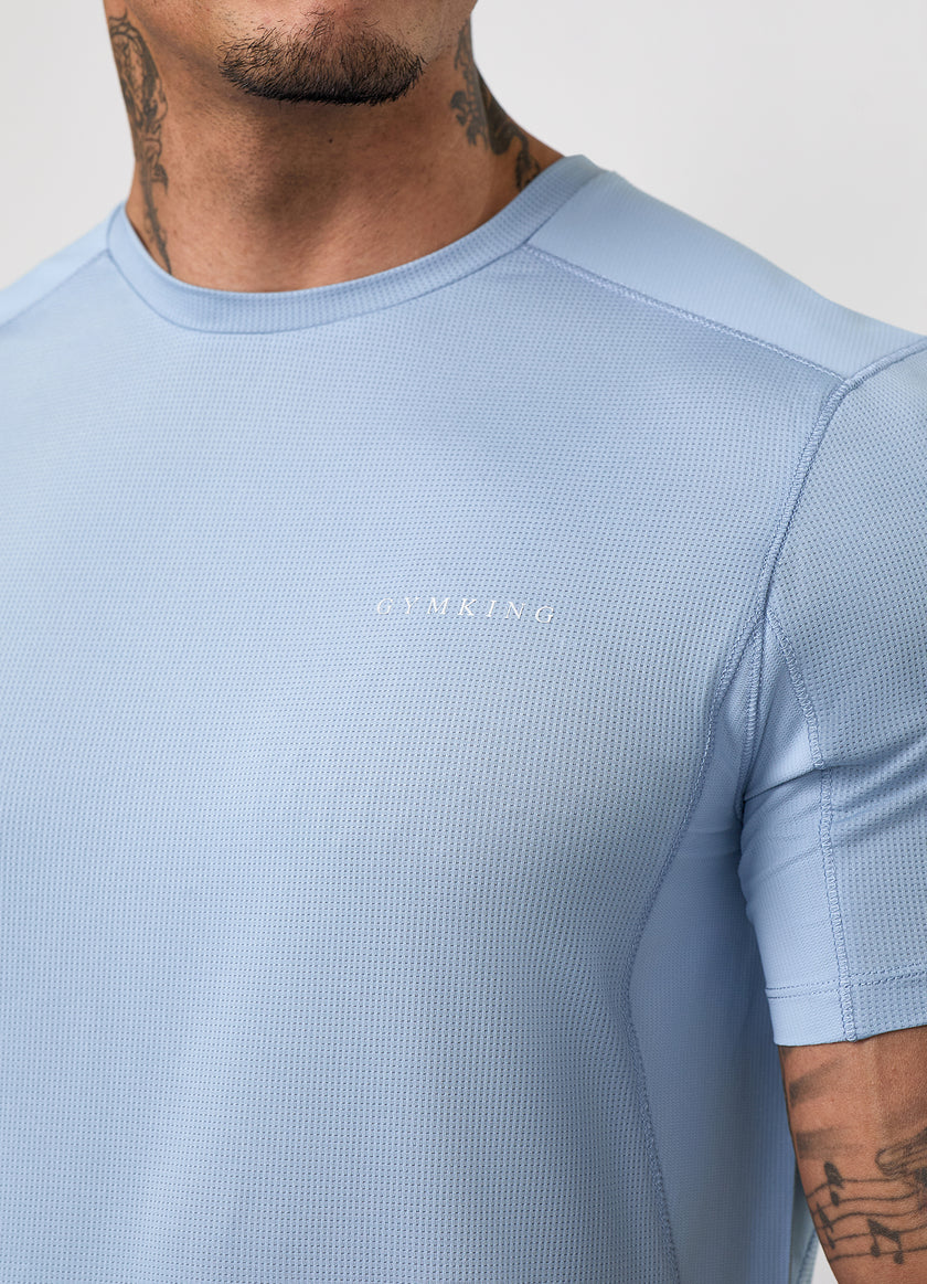 Gym King Energise Tee - Powder Blue