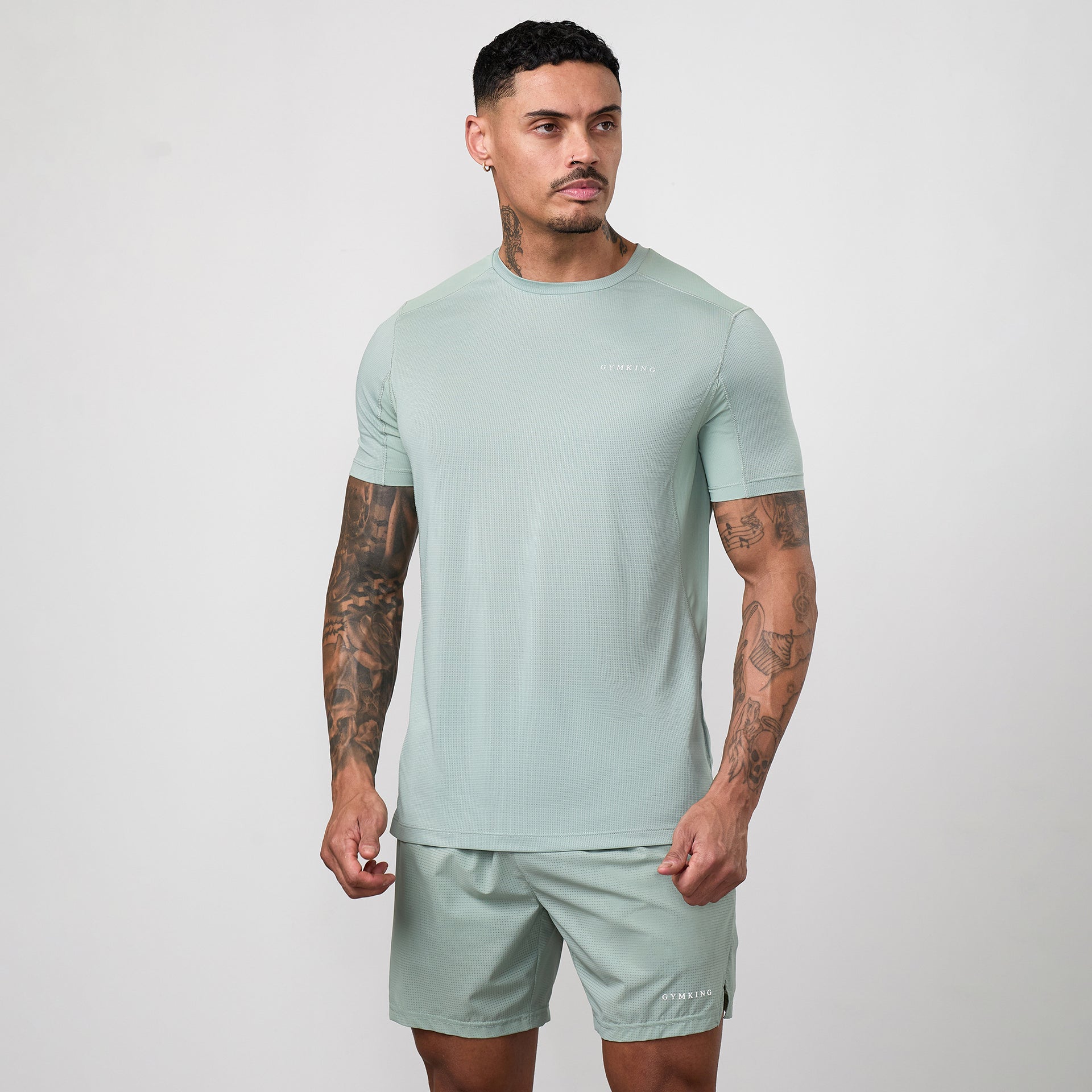 Gym King Energise T-Shirt - Urban Sage