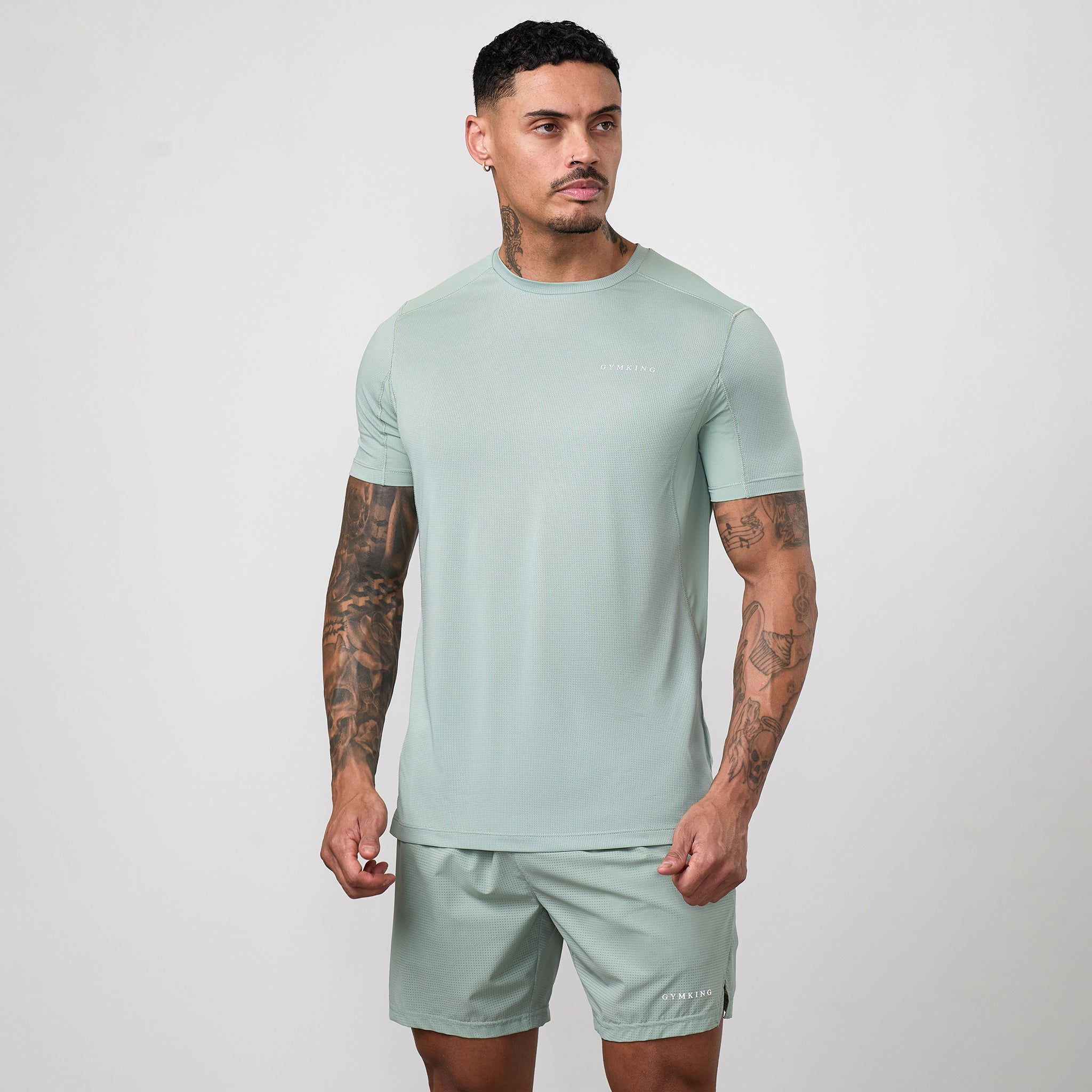 Gym King Energise T-Shirt - Urban Sage