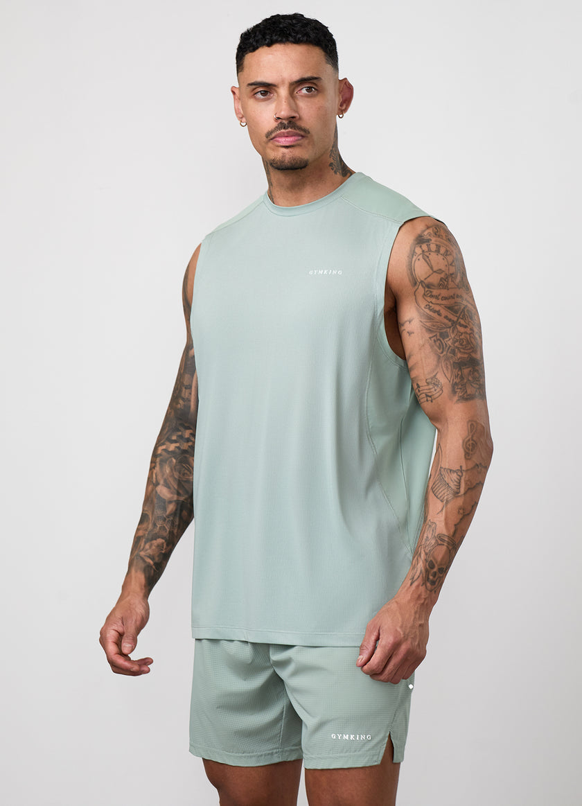 Gym King Energise Vest - Urban Sage