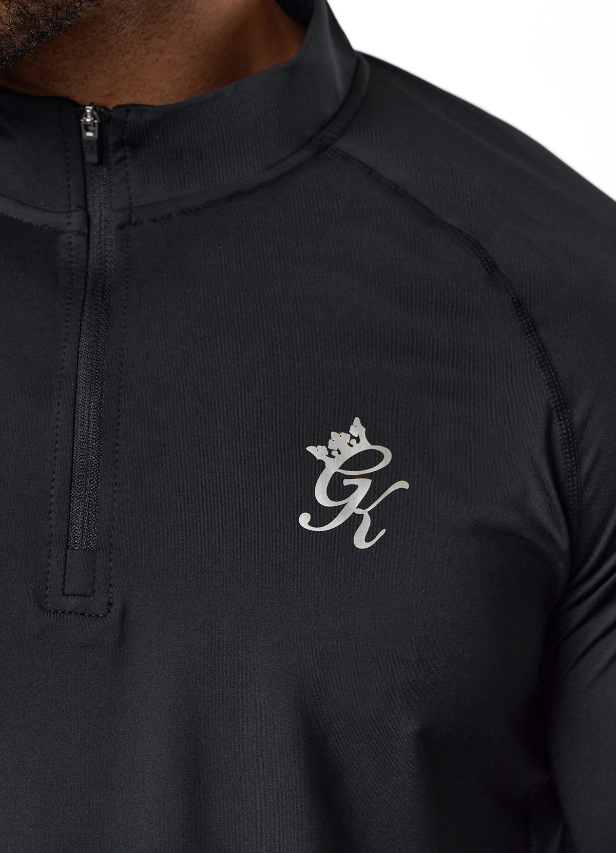 Gym King Energy 1/4 Zip Polar Fleece - Black